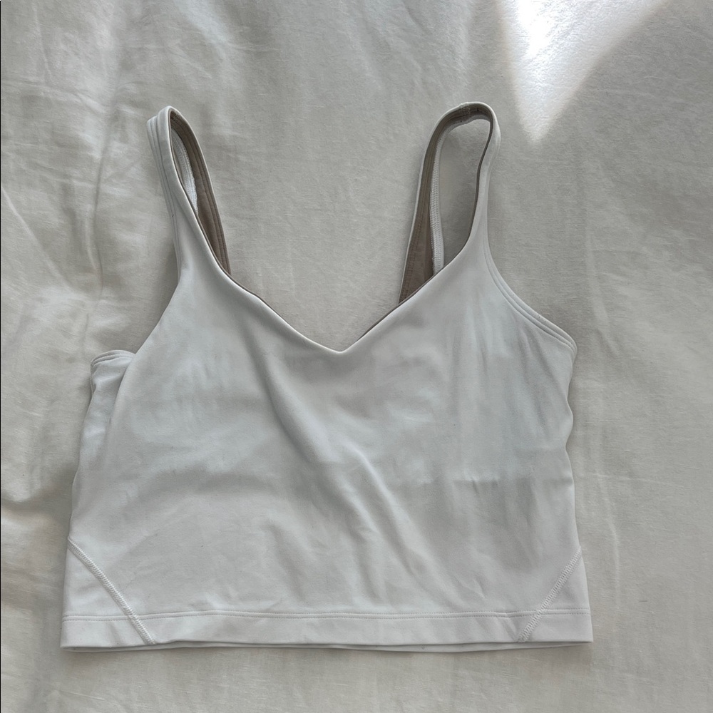 Lululemon Athletica White Align Tank Top